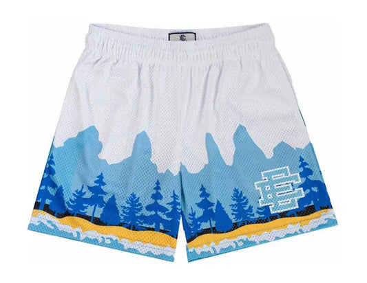 Eric Emanuel EE Basic Short White/Aqua