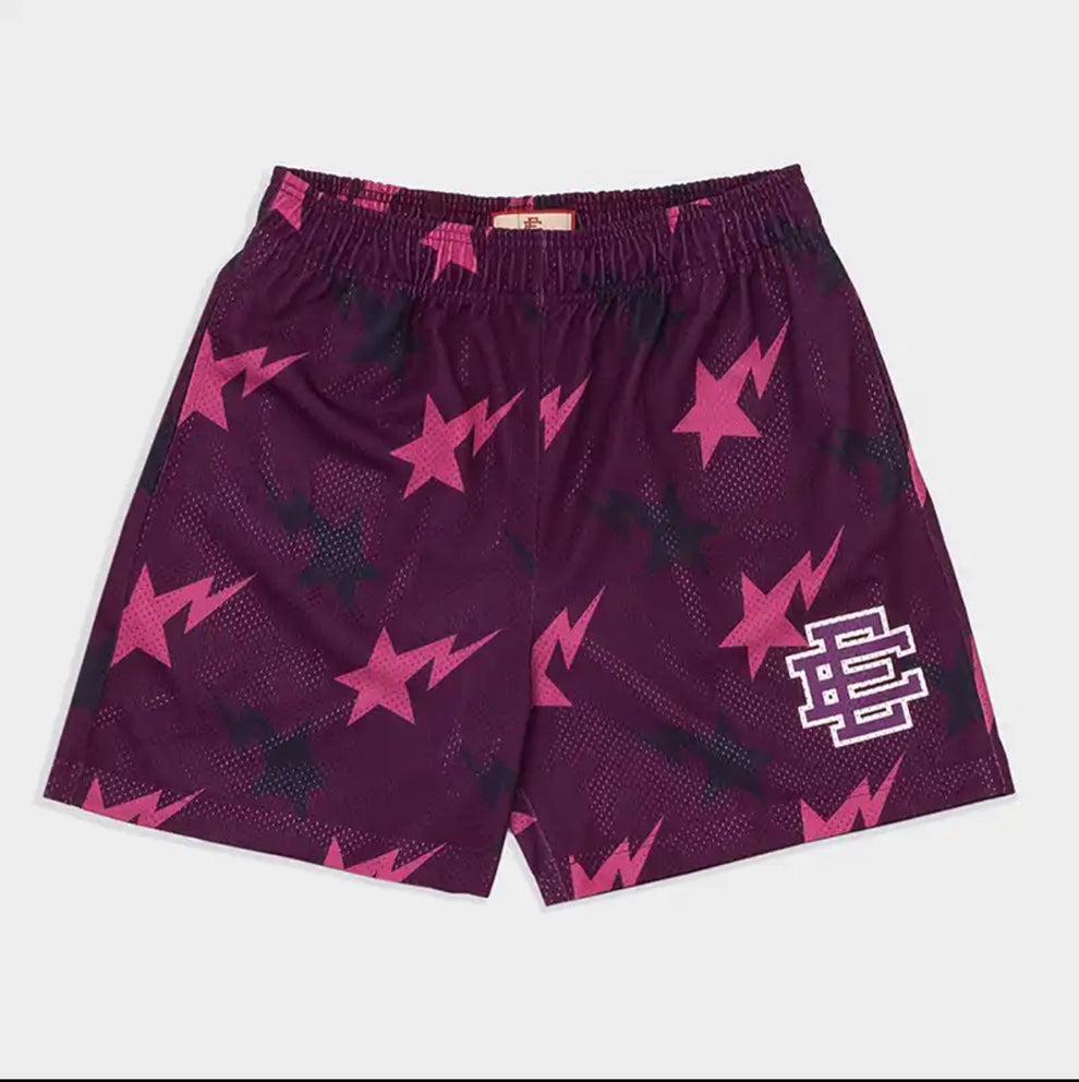 Eric Emanuel X Bape Miami Ee Basic Short Purple